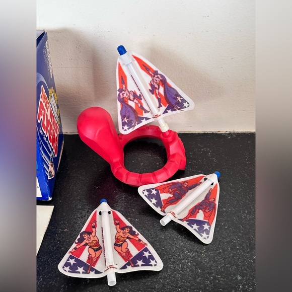 Vintage Super Powers Nerf Wrist Flyer Superfriends Rare - Picture 8 of 8